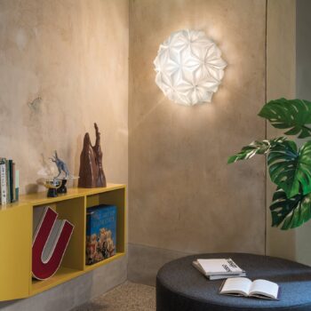 Slamp La Vie M stropné svietidlo šírka 47 cm biela