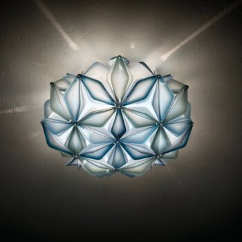 Slamp La Vie M stropné svietidlo šírka 47 cm modrá