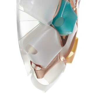 Slamp Mida nástenné svetlo, 32x32 cm farebná/biela