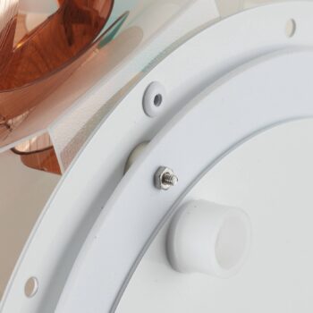 Slamp Mida nástenné svetlo, 32x32 cm farebná/biela