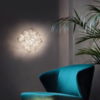 Slamp Veli Couture Medium stropné svetlo, biela