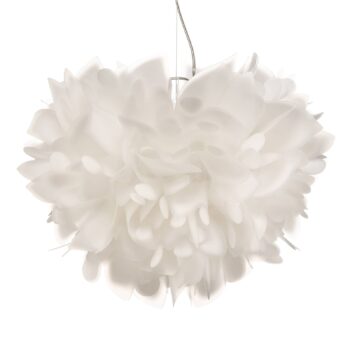 Slamp Veli Foliage závesná lampa, biela Ø 55 cm