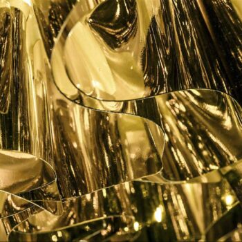 Slamp Veli Mini stropná lampa Ø32 cm zlatá