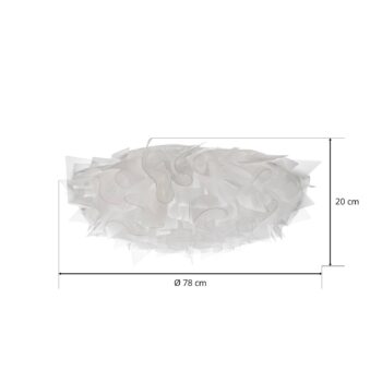 Slamp Veli Prisma dizajnová stropná lampa, Ø 78 cm