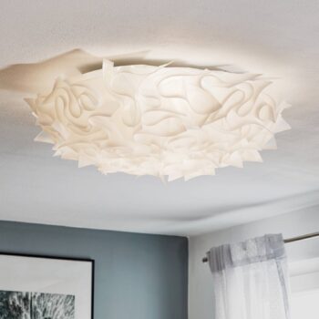 Slamp Veli dizajnové stropné svietidlo, Ø 78 cm, opálové