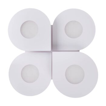Smilla LED stropné svietidlo, biele, kov, 50x50 cm, CCT Remote