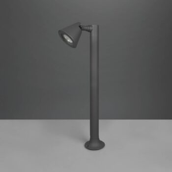 Soklové svietidlo Kaveri z hliníka, antracit