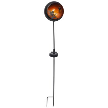 Solárna LED lampa Fairytale, oranžová