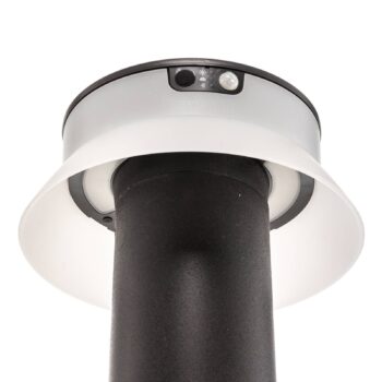 Solárna LED lampa Felice čierna CCT výška 33 cm