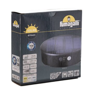 Solárna LED lampa Felice čierna CCT výška 33 cm