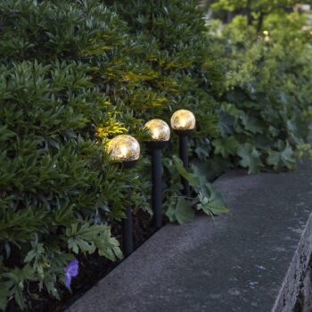 Solárna LED lampa Roma, súprava troch