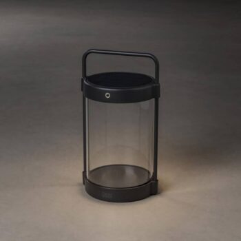 Solárna LED lucerna Crotone, stmievateľná, USB