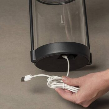 Solárna LED lucerna Crotone, stmievateľná, USB