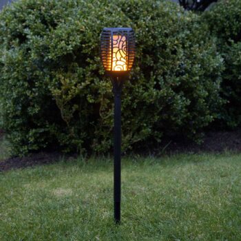 Solárna lampa Flame LED, tri možnosti použitia, 54 cm