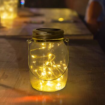 Solárna stolná LED lampa Outdoor, súprava 3 kusov