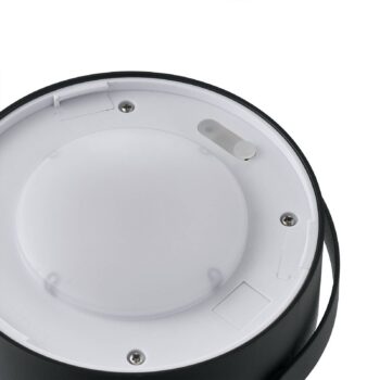 Solárna stolová lampa Coupar, čierna, plast, IP44