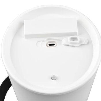 Solárna stolová lampa Garcia LED so zmenou farby RGBW