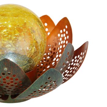 Solárne LED svietidlo 33655, kvet, Ø 22 cm