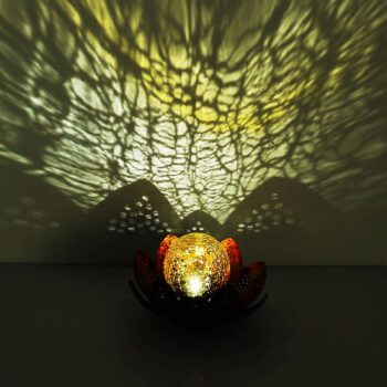 Solárne LED svietidlo 33655, kvet, Ø 22 cm