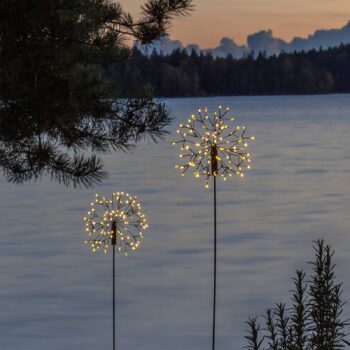 Solárne LED svietidlo Firework hrot do zeme 85 cm