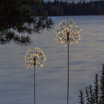 Solárne LED svietidlo Firework hrot do zeme 85 cm