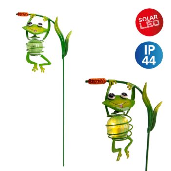 Solárne deko LED svetlo 5280417, visiaca žaba