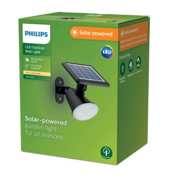 Solárne nástenné svietidlo Philips LED Jivix