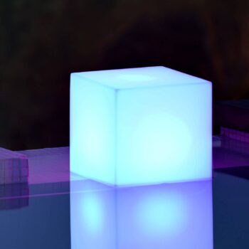 Solárne svetlo Newgarden Cuby cube, výška 32 cm