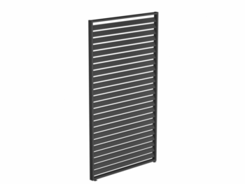 Solux hliníkový bočný panel s pevnými lamelami