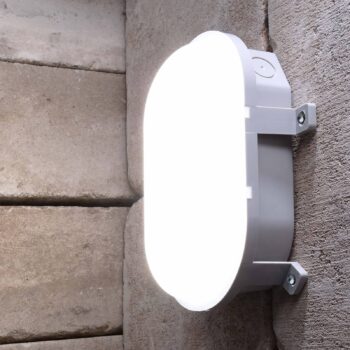Sotano LED svetlo odolné voči vlhkosti, sivé, DIP prepínač