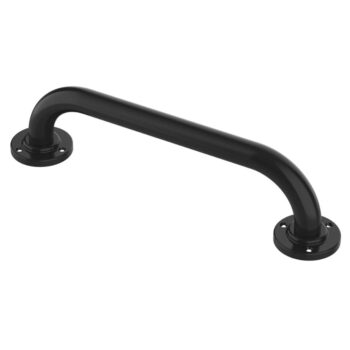 Spirella Držadlo do kúpeľne SAFE, čierna, 30 cm