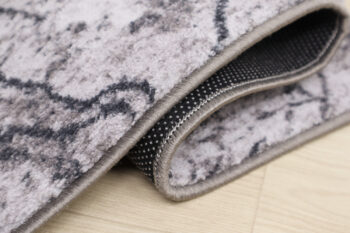 Spoltex, Behúň na mieru Marble 19 sivý, šíre 100 cm, šedá, chodba / predsieň