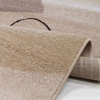 Spoltex, Kusový koberec Achat 550 Dark beige, 160x230, hnedá, obývacia izba