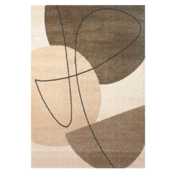 Spoltex, Kusový koberec Achat 550 Dark beige, 160x230, hnedá, obývacia izba