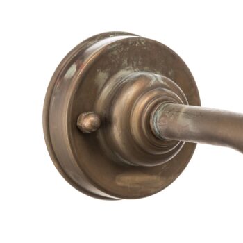 Starožitné vonkajšie nástenné svietidlo s mriežkou, matné sklo