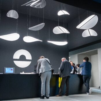 Stilnovo Diphy LED závesné svietidlo 1-svetlo. DALI-Push 96cm