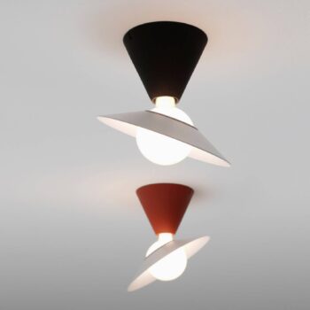 Stilnovo Fante stropné LED svetlo, 2 700 K červená