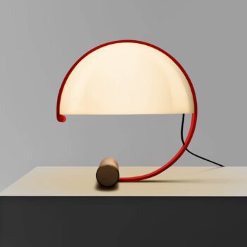 Stilnovo Meta stolová LED lampa + E27 LED červená