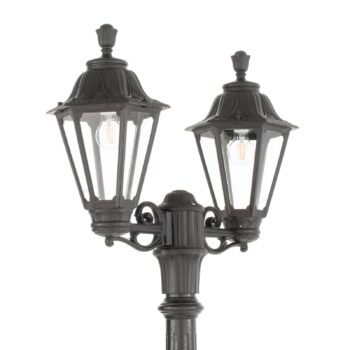 Stĺpové LED svetlo Ricu Bisso/Rut 2pl 2700K čierna