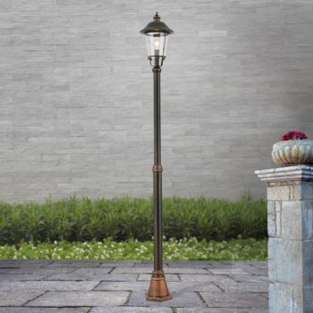 Stĺpové svietidlo Mariella, jedno-plameňové
