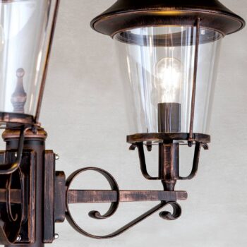 Stĺpové svietidlo Mariella, troj-plameňové