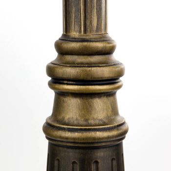 Stĺpové svietidlo Puchberg 1pl. 249cm čierno-zlaté