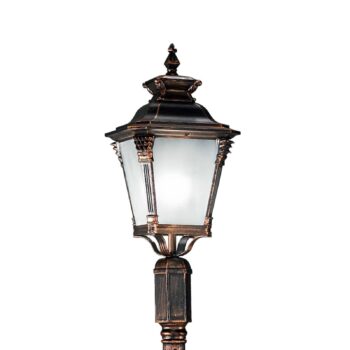 Stĺpové svietidlo Viviana pre nostalgický nádych