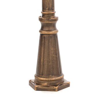 Stĺpové svietidlo Viviana pre nostalgický nádych