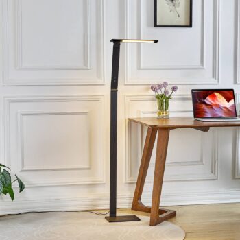 Stmievateľná stojaca LED lampa Salome farba svetla