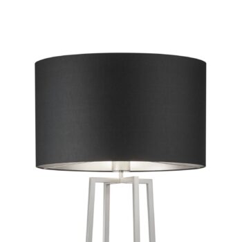 Stmievateľná stojaca lampa Hermes tienidlo chintz