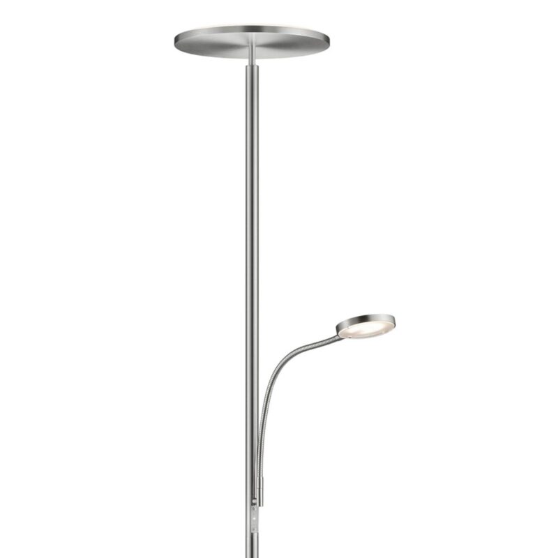 Stmievateľné stropné LED svietidlo Hades s LED čítacím ramenom Stmievateľné stropné LED svietidlo Hades s LED čítacím ramenom
