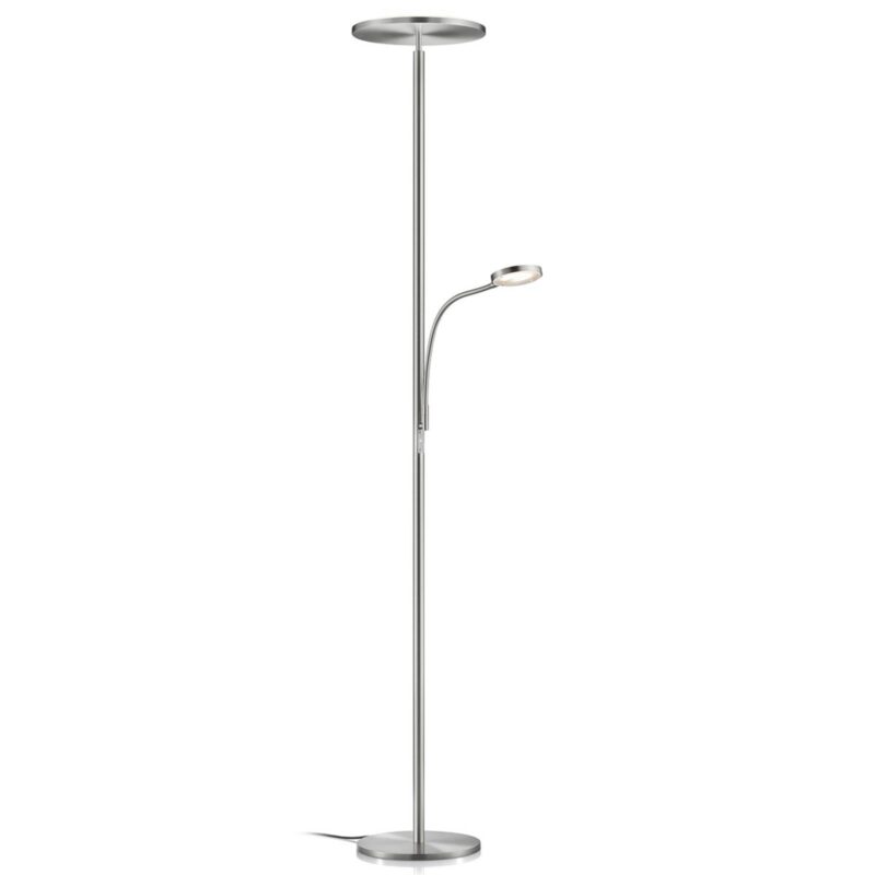 Stmievateľné stropné LED svietidlo Hades s LED čítacím ramenom Stmievateľné stropné LED svietidlo Hades s LED čítacím ramenom
