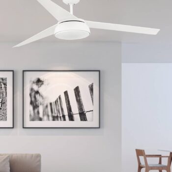 Stmievateľné svetlo stropný LED ventilátor Vulcano
