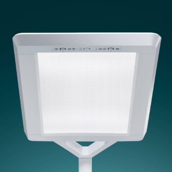 Stojaca LED Yara.single 4000K, BT, PIR, striebro